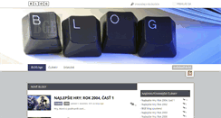 Desktop Screenshot of bge.blog.sector.sk